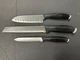 JA Henckels Knife Lot Of 3 Silver Cap 5&rdquo; Chef's 8&rdquo; Bread 5&rdquo; Tomato Knife