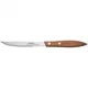 4 Dozen Winco K-438W 4-3/8" Stainless Steel Serrated Steak Knife Wooden Handle