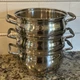 Belgique Tools Of The Trade 4 Qt Double Boiler Stock Pot Steamer 3 Piece No Lid