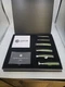 HexClad Essential 6-Piece Japanese Damascus Steel Knife Set - Green Pakkawood