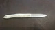 Cutco Pairing Knife White Handle 1720  Straight Edge Blade