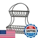 Gourmet Basics By Mikasa Loop And Lattice 2-Tier Flatback Metal Fruit Basket