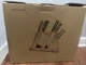 TUO 8-pcs Kitchen Knife Set Full Tang Pakkawood Ergo Handle with Wooden Block