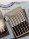 RADA CUTLERY 6 SERRATED STEAK KNIVES MADE IN USA