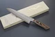Kanetsune Sairyu Kengata Kitchen Knife 7.13" Damascus Steel Blade Wood Handle
