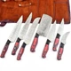 FYNCUT 1367 Rust Proof Knife Set 7Piece Damascus Stainless Steel Blades Profe...