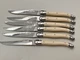 LAGUIOLE JEAN DUBOST KNIFE 6-PIECES Ivory Handles Made in France