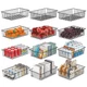 Simple Trending 12 Pack Extra Large Wire Storage Baskets, Pantry Organization fo