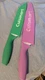 4 pc Cuisinart 2 Knife Set with Blade Guards Ceramic Coated Advantage Color