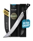 Cutluxe Butcher Knife &ndash; 10&Prime; Cimeter Breaking Knife, Razor Sharp Forg