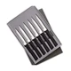 Rada Cutlery Serrated Steak Knife Set (Black Handle. 2-BOXES)