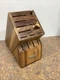 Wusthof 15 Slot Acacia Hardwood Knife Storage Block Only Wood Kitchen Organizer
