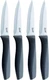 Glad Paring Knife Set, Pack of 4 | Sharp Stainless Steel Blades with Non-Slip