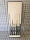 Vintage Cutco 5 Piece Knife Set w/Wall-Mount Holder Rack Tray 1725 1724 1727 ++