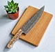 Hand Made Forged Damascus Steel Kitchen Chef Knife PineCone Resin Handle 2795