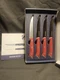 Zakarian by Dash 4-Piece Steak Knife Set with Gift Box unused