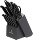 Browning Kitchen Cutlery Set 3220216 Stainless Black Wood Fixed Knife
