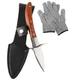 Oyster Shucking Knife Gloves Set Shucker Shellfish Clam Opener Tool Cut Resistan
