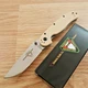 Ontario RAT II Folding Knife 3" D2 Tool Steel Blade Desert Tan Nylon Handle