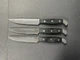 J. A. Henckels STATEMENT Lot Of 3 4.75" STEAK Knife Stainless Steel
