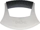 BenchMark Kitchen 6.5" Stainless Steel Ulu Blade Black Synthetic Handle - BMK117