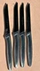 J.A. Henckels Int'l Serrated Steak Knives 4&rdquo; Stainless Steel set of four