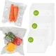 ATOSUN 60pcs Vacuum Sealer Bags Food Storage BPA-Free Reusable Zipper Sous Vide