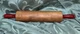 Wood Red Handled Rolling Pin, 17 1/4&rdquo;Long Kitchen