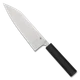 Spyderco Knives Bunka Bocho Kitchen Knife K18PBK CTS BD1N Stainless Black Handle