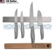 Hamletoff Premium Magnetic Knife Holder for 16 Inch - WALL (No Drill), Silver 