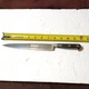 Vtg SABATIER Professional, 2 Lions 8" Stainless Steel Carving Knife F/ France