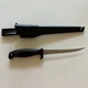 Rapala Deluxe Falcon Fillet Knife BP134SH Black Stainless 6&rdquo; fillet blade.