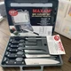 Vintage MAXAM 8pc Stainless Steel Cutlery Set w/ Case Chef Knives New but opened