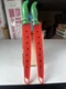 Lot Of (2) Good Cook Watermelon Knife Serrated Slicer w/Sheath 9.5 Inch Blade