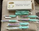 Marco Almond Kitchen Knife Set, KYA37 12-Piece Rainbow Titanium Stainless Steel