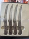 Chicago Cutlery 4-Piece Walnut Tradition Steak Knife Set High Carbon SS 103S New