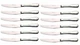 【NEW】BERGHOFF 12-PIECE 8" STAINLESS STEEL GASTRONOMIE DESSERT KNIVES
