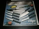 Shappu2000 Stainless Steel 10pc Professional Cutlery Set NWOT 1998 (O34)