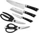 Schmidt Bros 5 Piece Knife & Shear Combo Set BLACK ART 1759378 New In Box