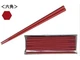 SPS Reusable Chopsticks 23cm Hexagonal vermilion 10 Pairs Japan Daikoku Kogyo