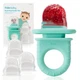 Frida Baby Push Pop Silicone Feeder Set - Safe Fruit & Food Teether for Babies