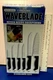 Rogers 7 piece WaveBlade Knife Set with wood block-New