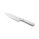 Beautiful by Drew Barrymore 7 Inch Signature Serrated Santoku Knife - White
