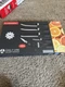 KUNZHISHENG 6-Piece Sharp Knife Set Black ER-0238A Easy Clean Soft Handle