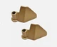 2pk Paddle for Wolfgang Puck Bread Maker Model SWPABMD001 (Sx2)