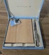 Newbridge Home Cheese Board Charcuterie W/ Knife Storage Case Square Small Wood 