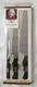 Paula Deen 3 Piece Cutlery Set - 8" Chef, 6" Utility, 3.5" Parer - Carbon Steel