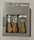 Culinary Elements/Jacent Pro Series 3 Piece Cheese Knife Set #5892 New