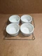 Ramekins X4 with Wire Rack Chicago Metallic Professional Cr&egrave;me Brulee,