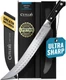 Cutluxe Butcher Knife &ndash; 10&Prime; Cimeter Breaking Knife, Razor Sharp Forged High C...